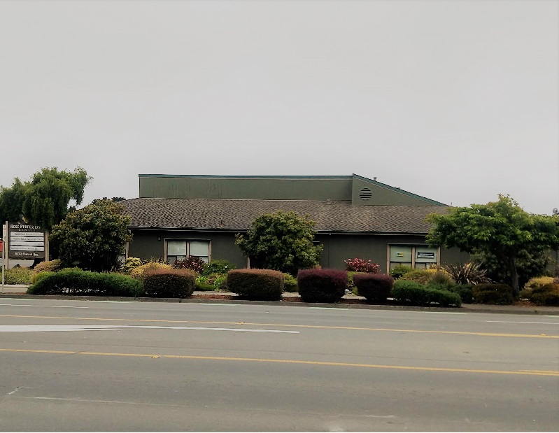 Optometry office on Central Ave. in McKinleyville